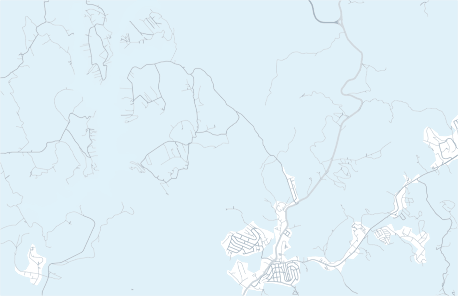 Mapa da região: o sítio fica ao norte do Hospital João Penido e do Bairro Grama